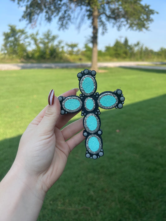 Turquoise Cross Freshie